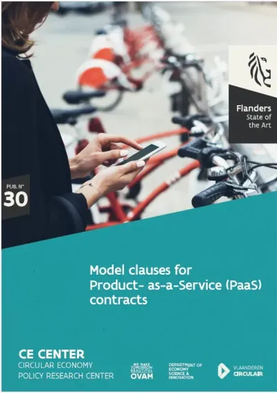 Model clauses for Product-as-a-Service (PaaS) contracts