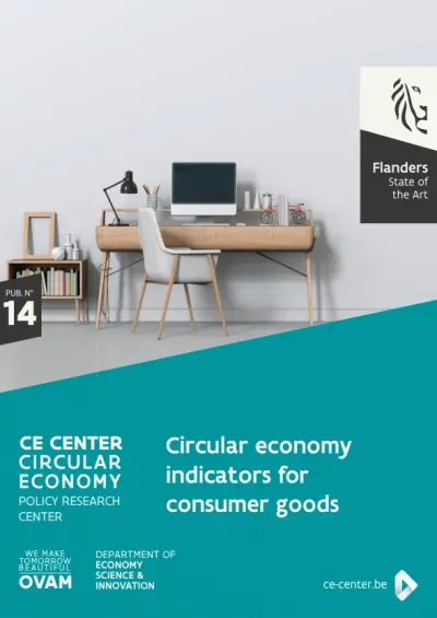 Circular economy indicators for consumer goods
