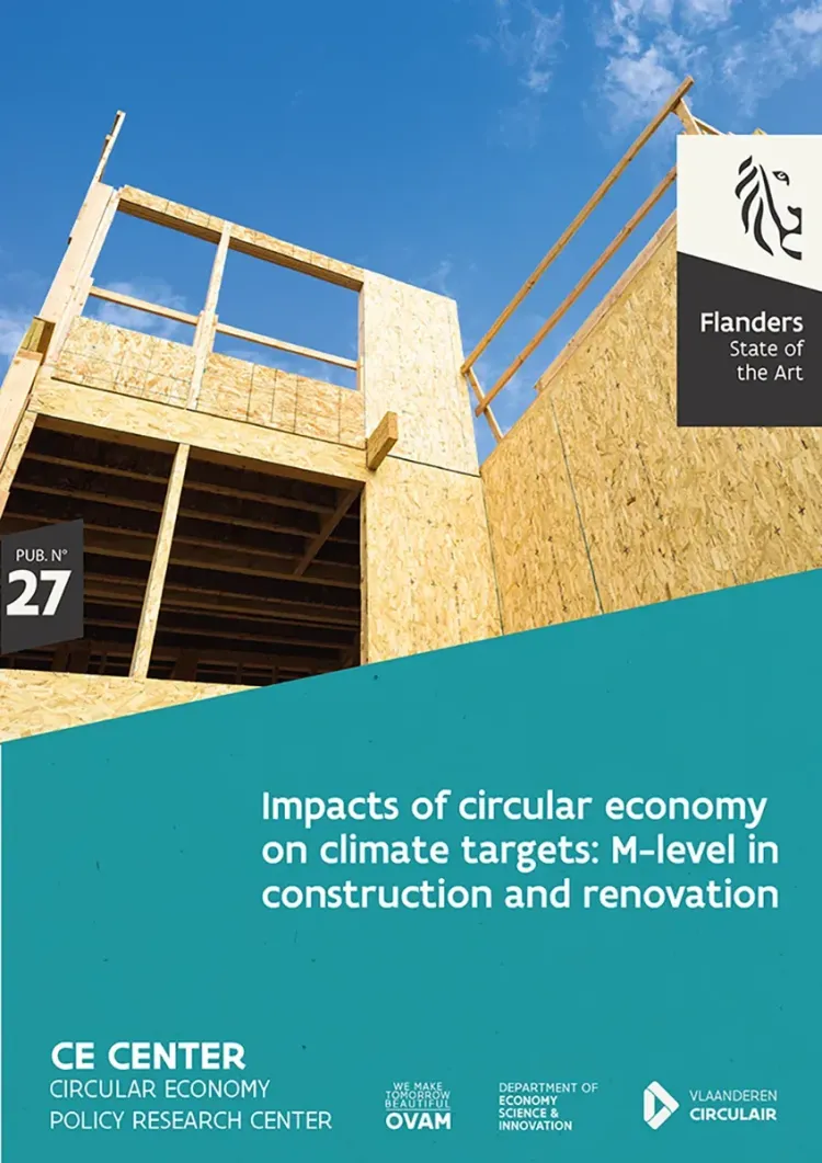 Impacts of circular economy on climate targets: M-level in construction and renovation