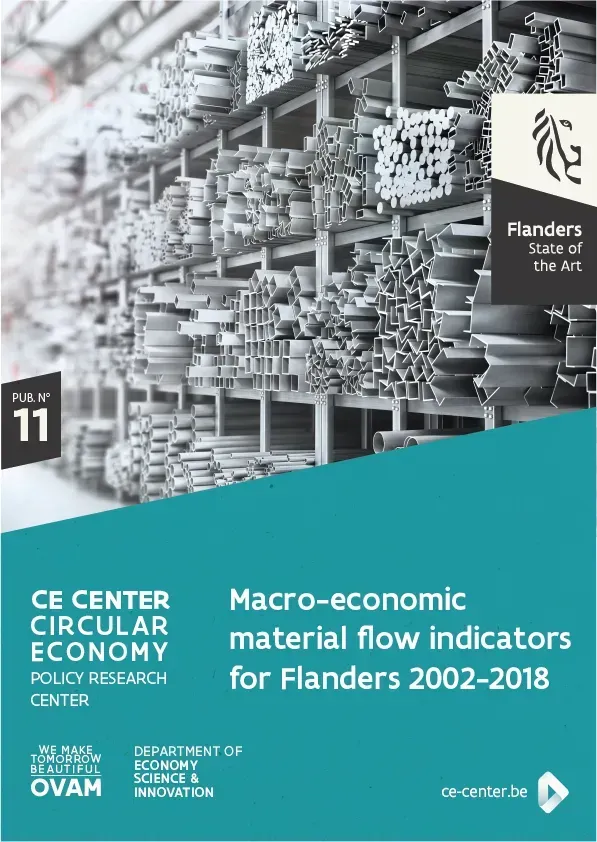 Macro-economic material flow indicators for Flanders 2002-2018