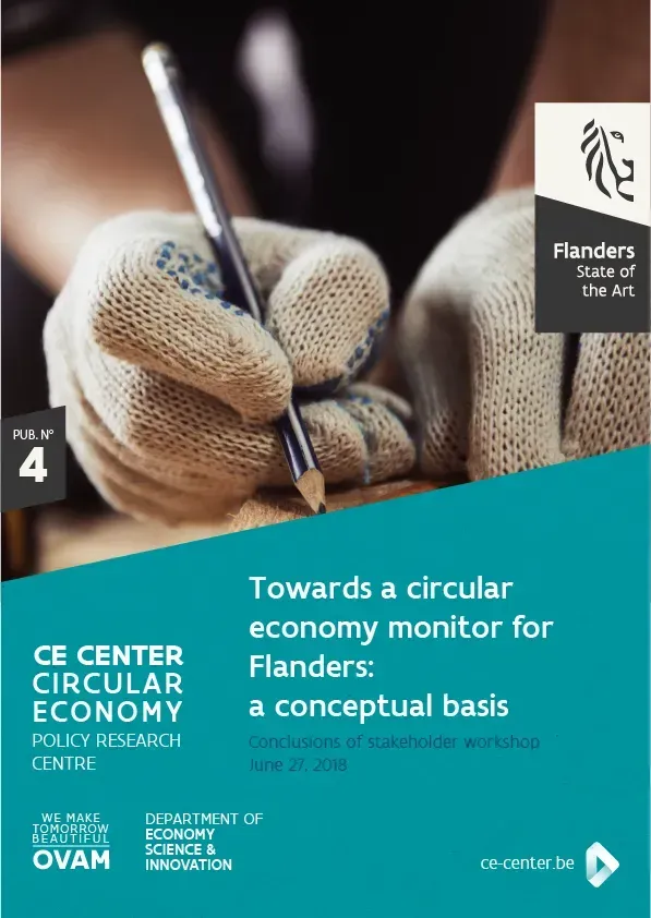Towards a circular economy monitor for Flanders: a conceptual basis