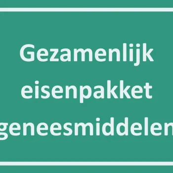 Visual gezamenlijk eisenpakket geneesmiddelen event Visual gezamenlijk eisenpakket geneesmiddelen event